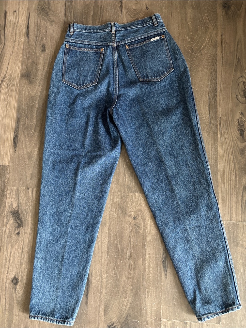 EUC VTG 80s Bill Blass Pleated High Waist Mom Jeans Tapered Leg - Picture 7 of 7